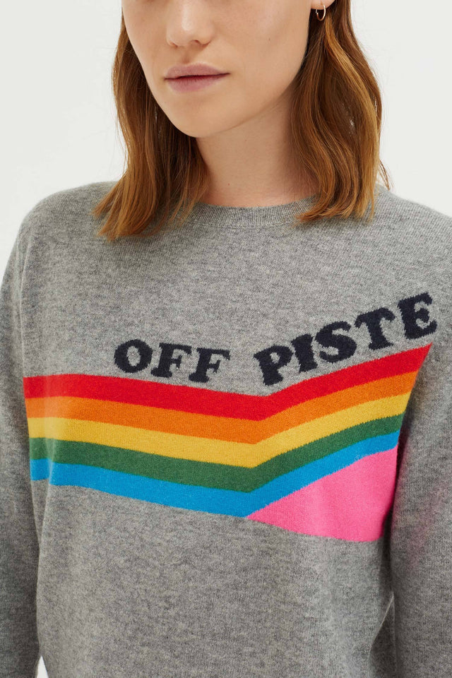 Grey Off Piste Cashmere Sweater image 5