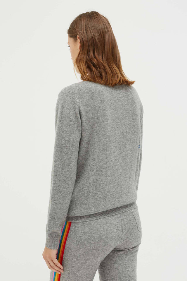 Grey Off Piste Cashmere Sweater image 4