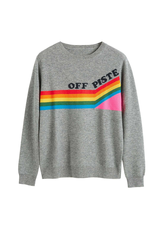 Grey Off Piste Cashmere Sweater image 2