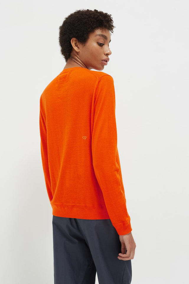 Orange Lemon Badge Cashmere Sweater image 5