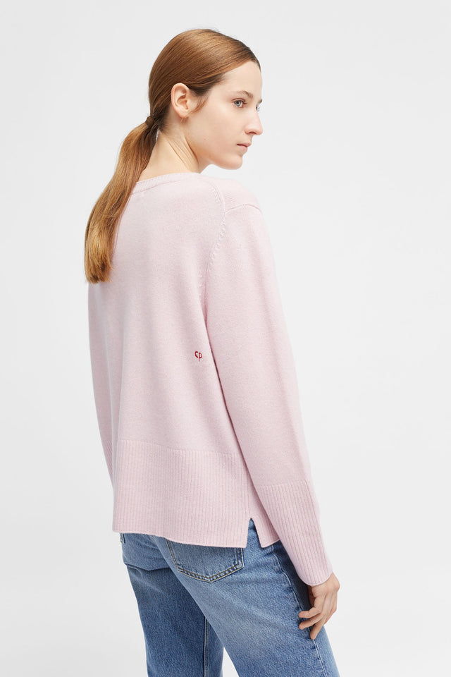 Pink Cashmere Boxy Sweater image 4