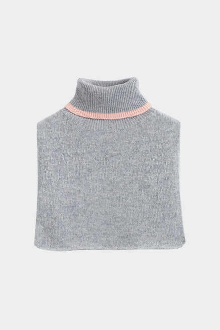 Grey Cashmere Plastron