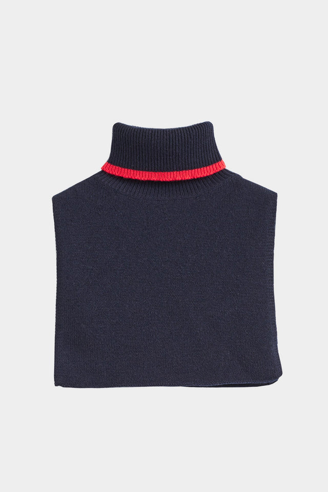 Navy Cashmere Plastron image 1