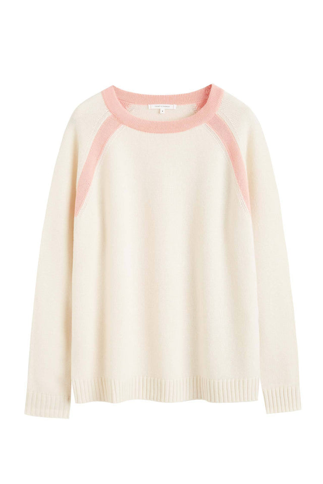 Cream Pop Colour Cashmere Sweater image 2