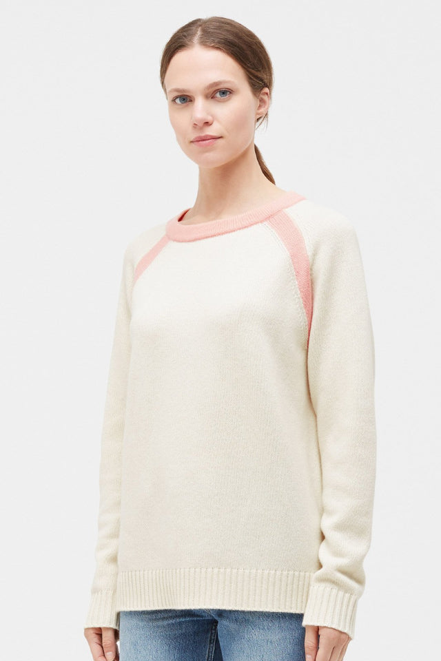 Cream Pop Colour Cashmere Sweater image 1