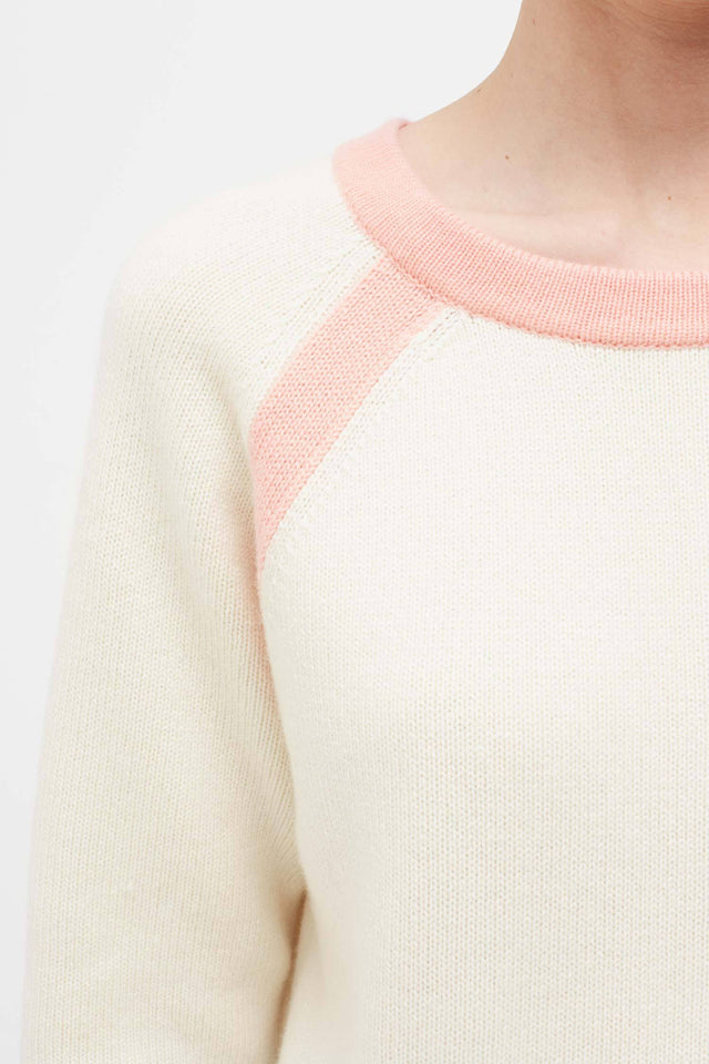 Cream Pop Colour Cashmere Sweater image 4