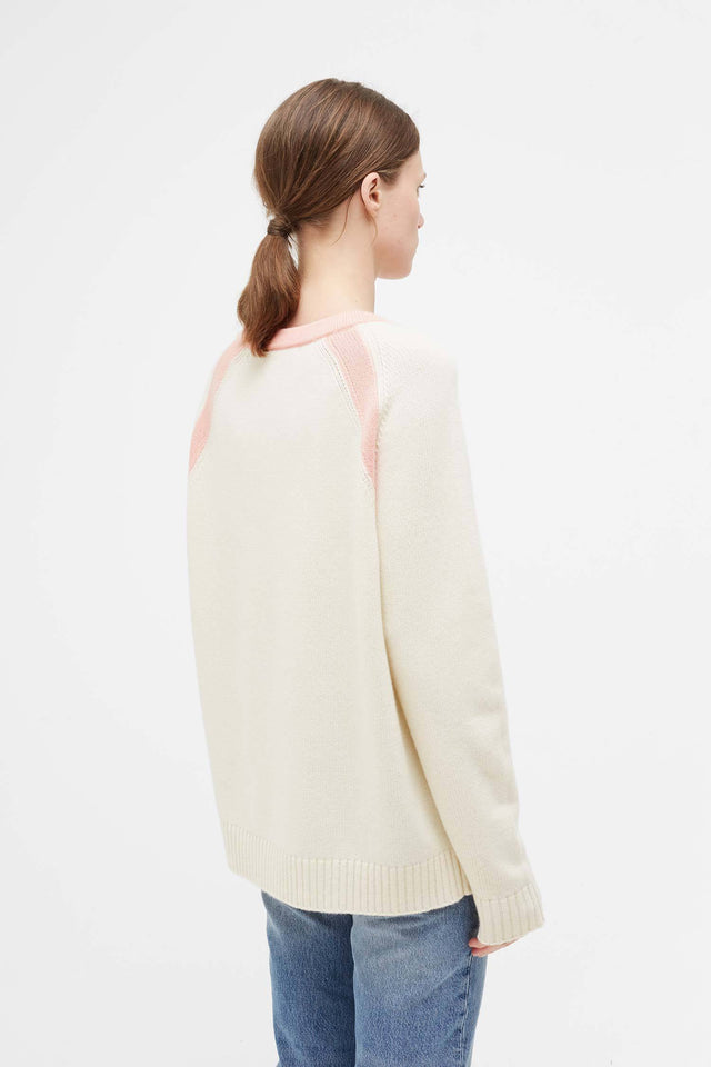 Cream Pop Colour Cashmere Sweater image 3