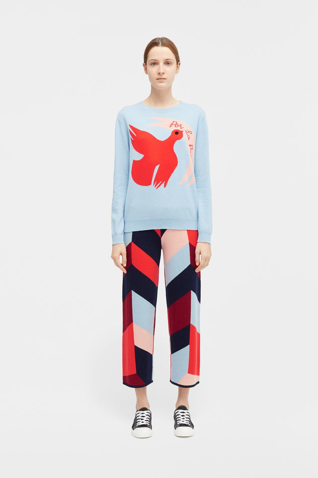 Blue Por La Paz Sweater image 3