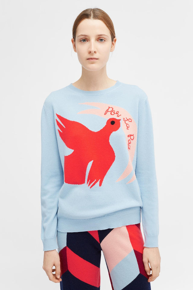 Blue Por La Paz Sweater image 1