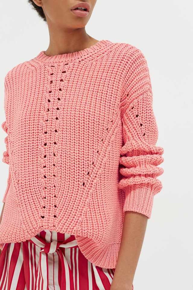Pink Le Soir Crew Neck Sweater image 4