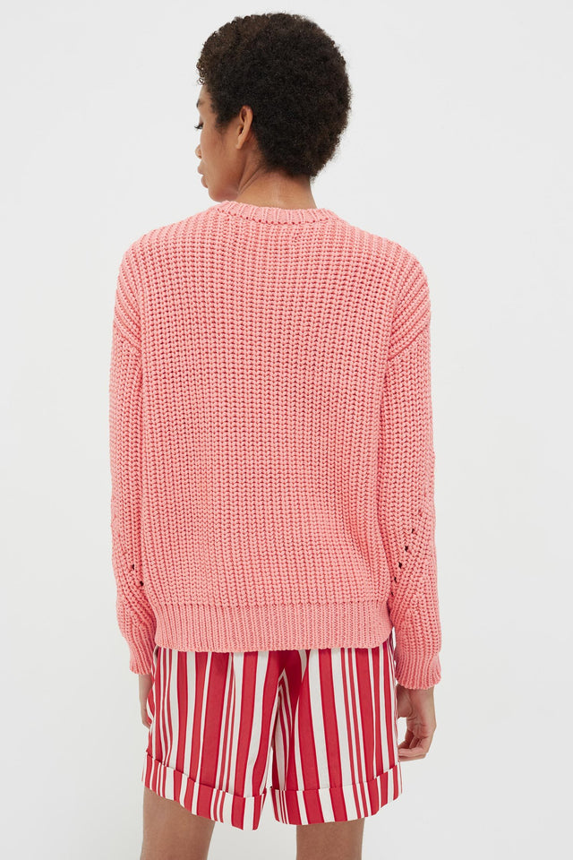 Pink Le Soir Crew Neck Sweater image 5