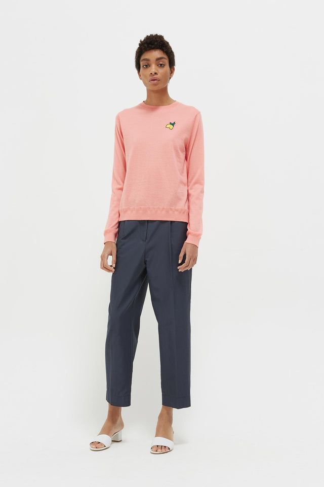 Pink Lemon Badge Cashmere Sweater image 3
