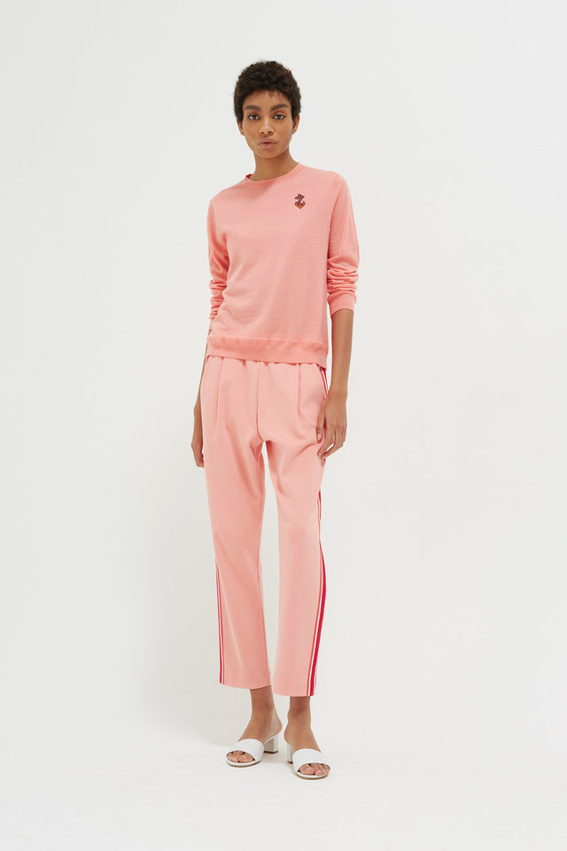 Pink Side Stripe Sweatpants image 4
