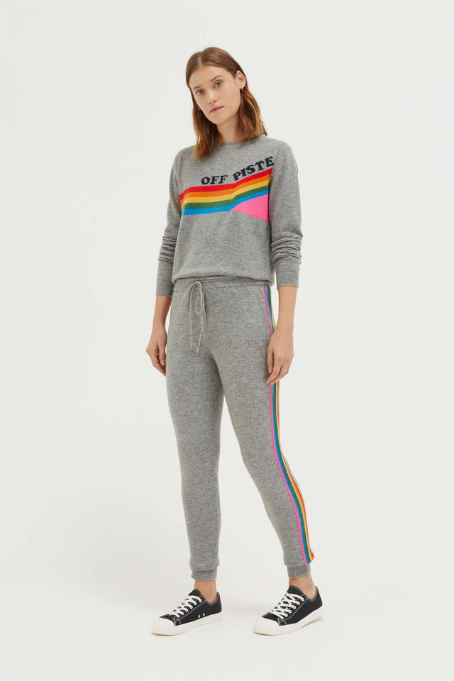 Grey Ski Track Pants image 1