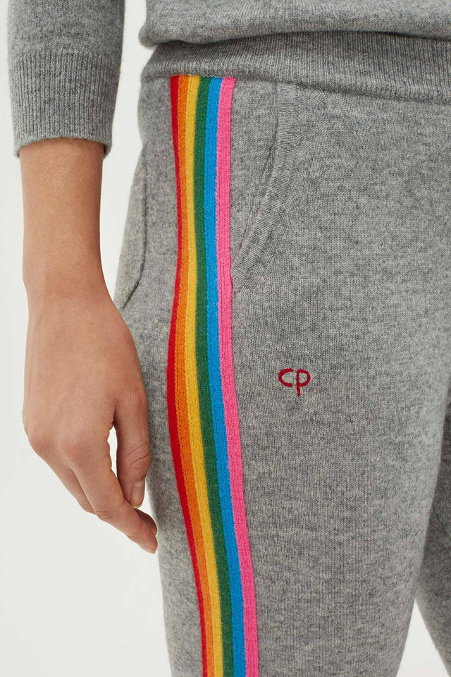 Grey Ski Track Pants image 3