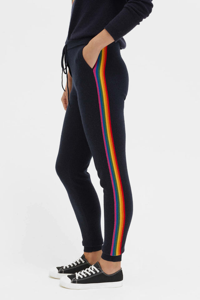 Navy Ski Track Pants image 1