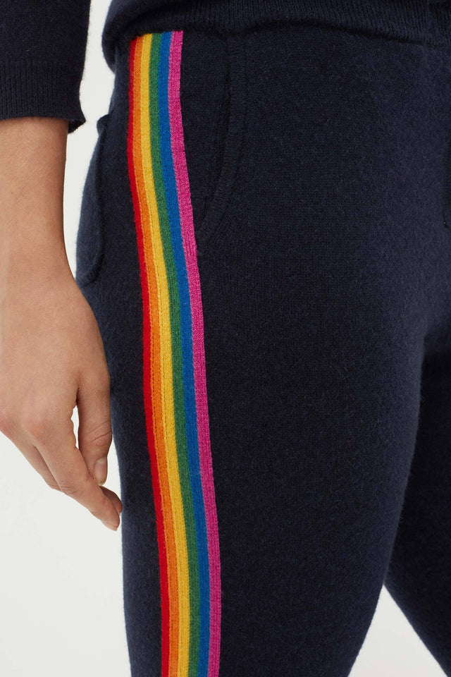 Navy Ski Track Pants image 4