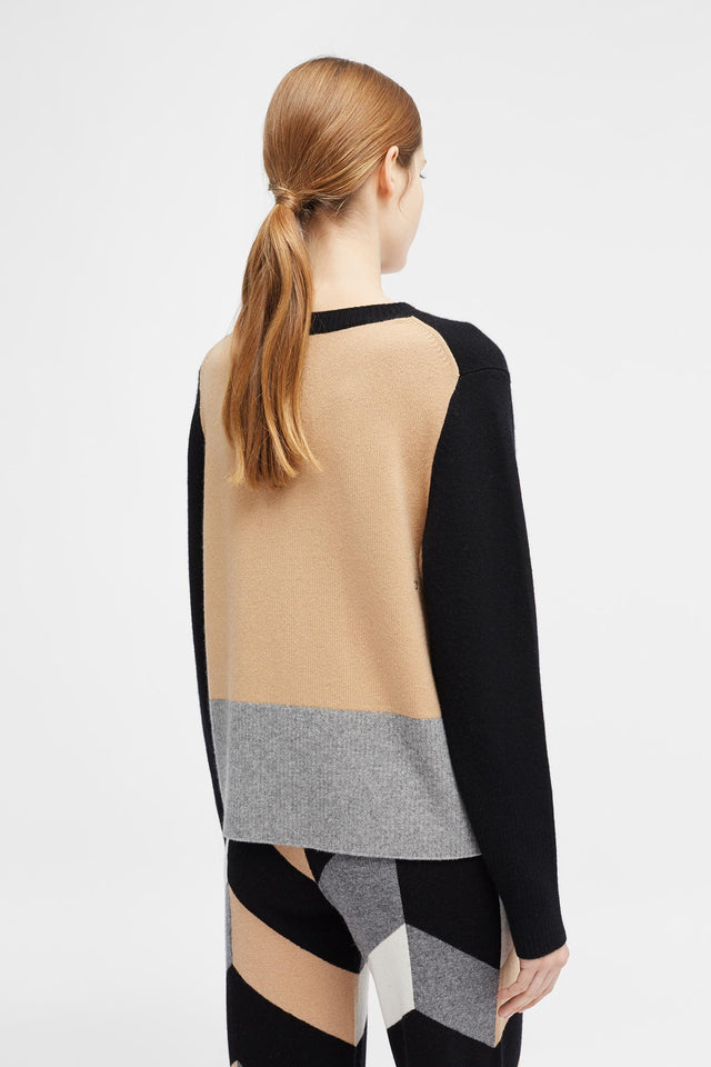 Black Ribbed Back Sweater image 4