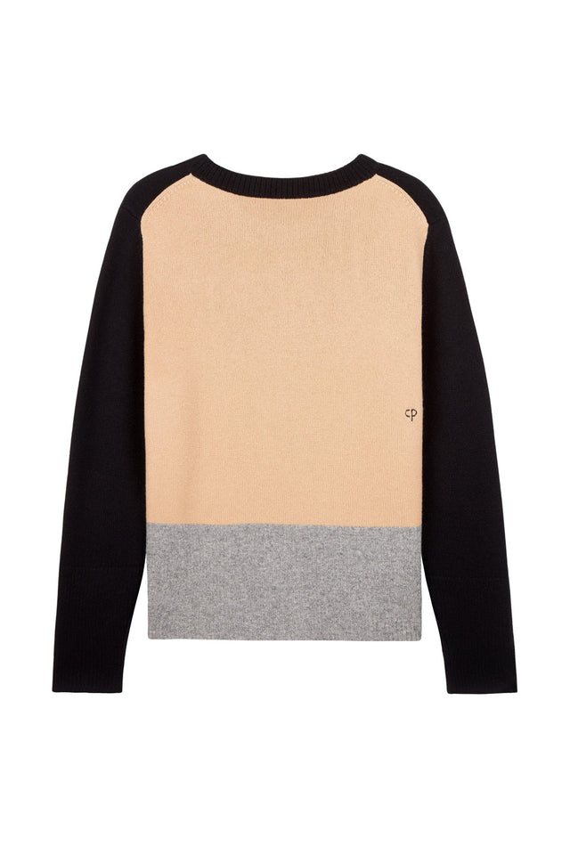 Black Ribbed Back Sweater image 6