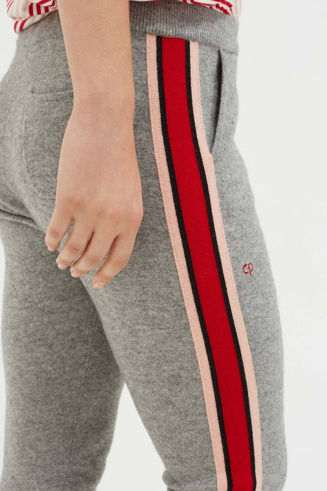 Grey Ringmaster Cashmere Track Pants image 4