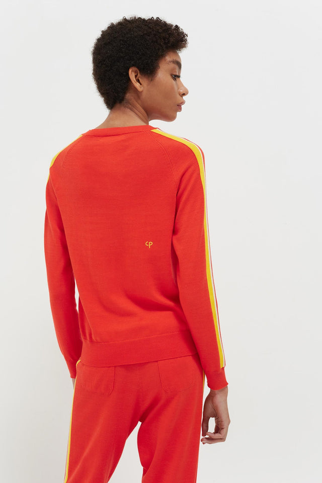 Red Seaside Stripe Sweater image 5