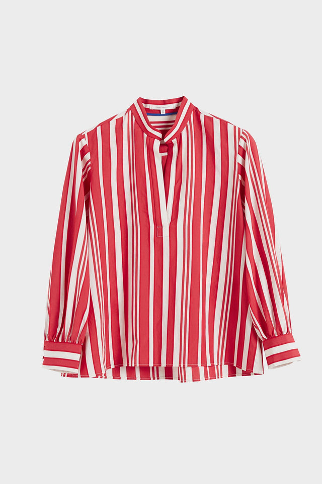 Red Striped Parasol Blouse image 2