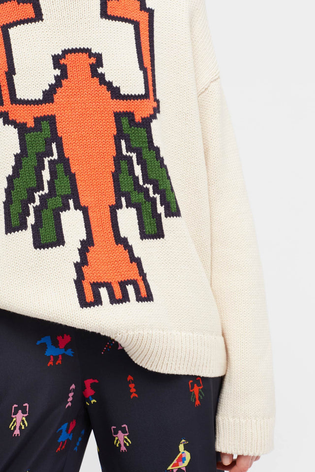 Cream Scorpion Sweater image 4