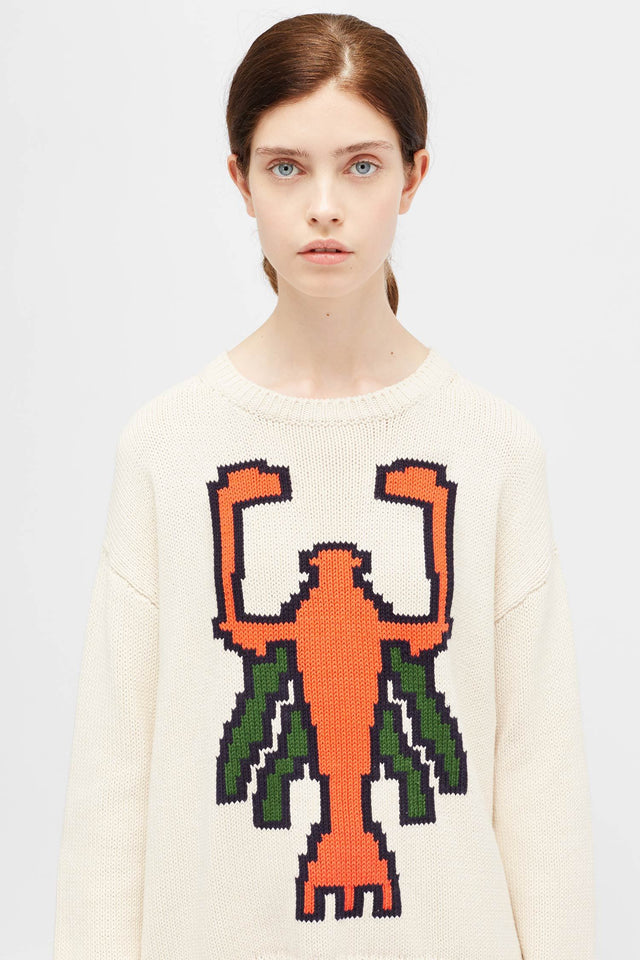 Cream Scorpion Sweater image 1