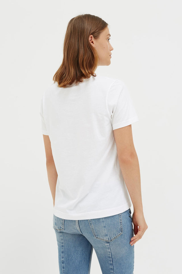 White Hello Hello Short Sleeve T-Shirt image 4