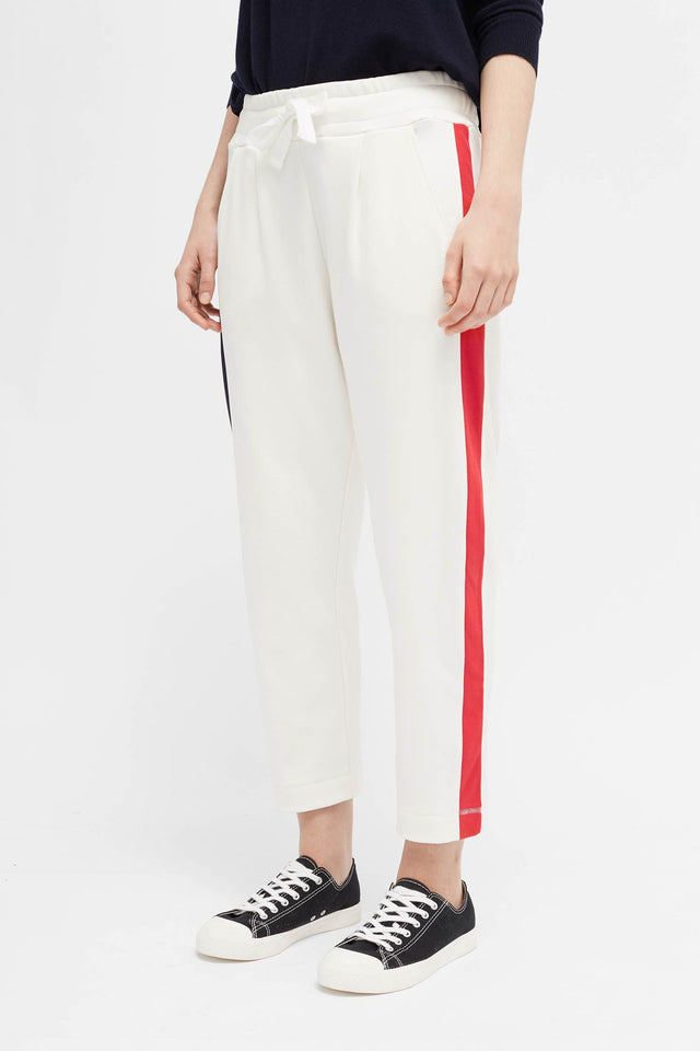 Ivory Side Panel Track Pants image 3