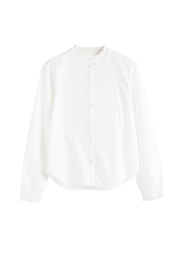 Ivory Smocked Shirt image 2