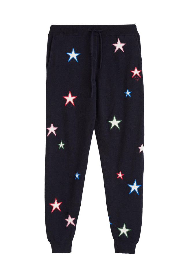 Navy Star Track Pants 3D image 2