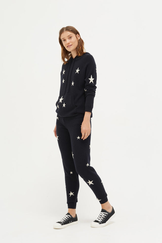Black Cashmere Star Hoodie image 3