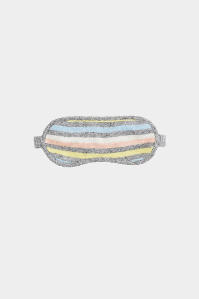 Grey Striped Eye Mask image 1