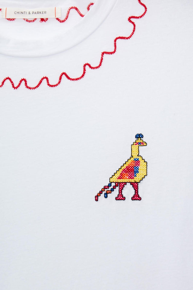 White Aztec T-Shirt image 6