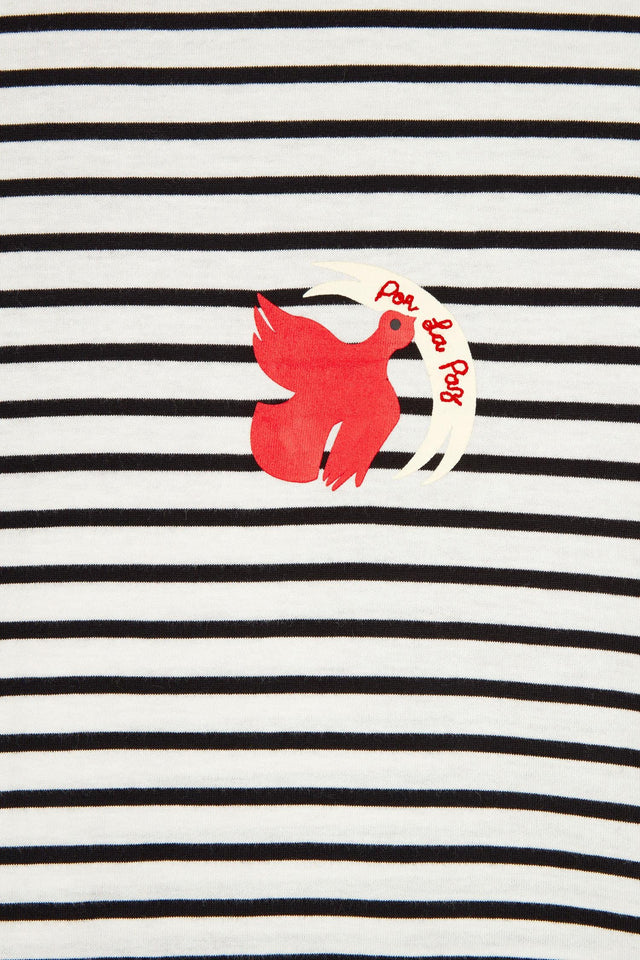 Ivory Short Sleeve Por La Paz T-Shirt image 6