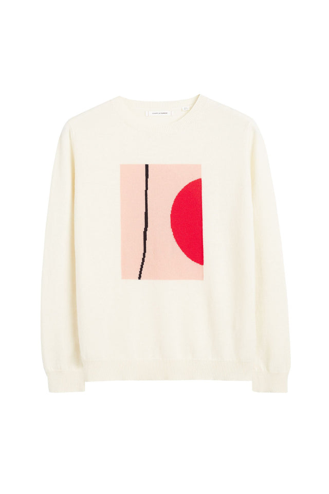 Cream Abstract II Caroline Popham Sweater image 2