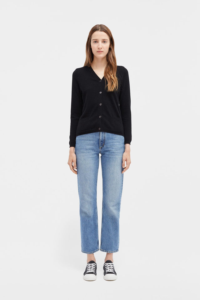 Black Cashmere Cardigan image 3