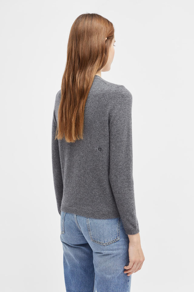 Grey Cashmere Cardigan image 5