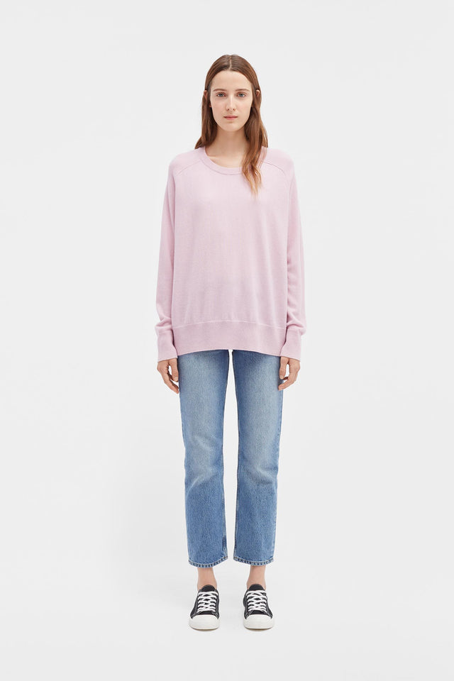Pink Cashmere Slouchy  Sweater image 3