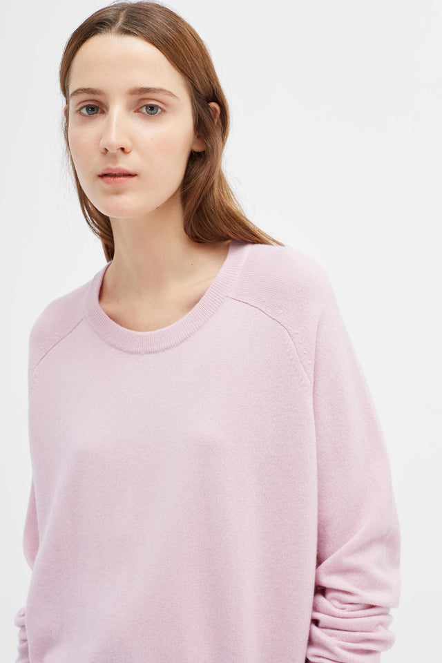 Pink Cashmere Slouchy  Sweater image 1