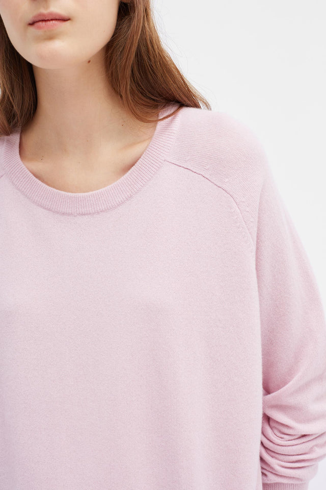 Pink Cashmere Slouchy  Sweater image 4