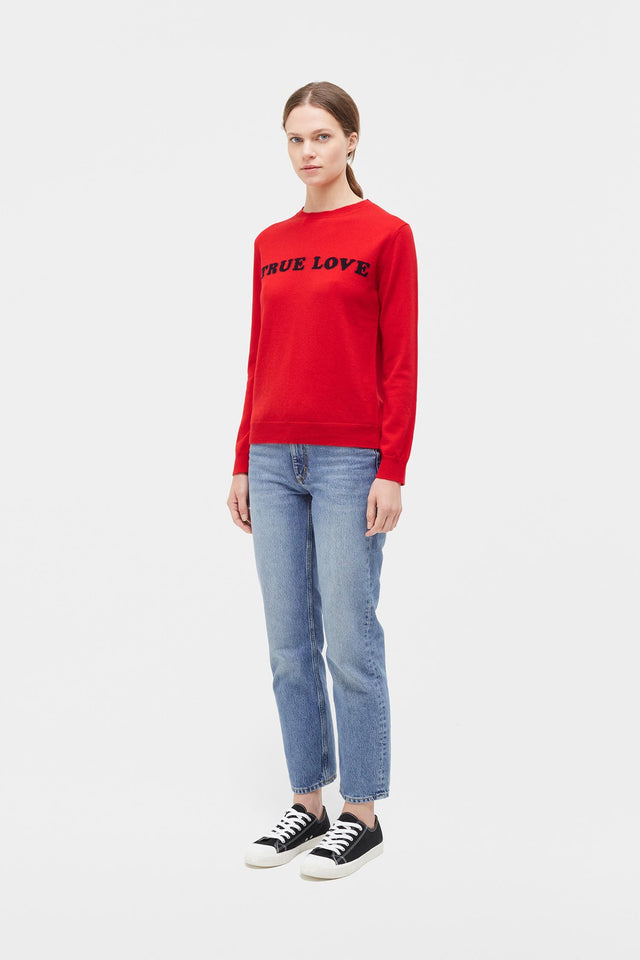 Red True Love Sweater image 3
