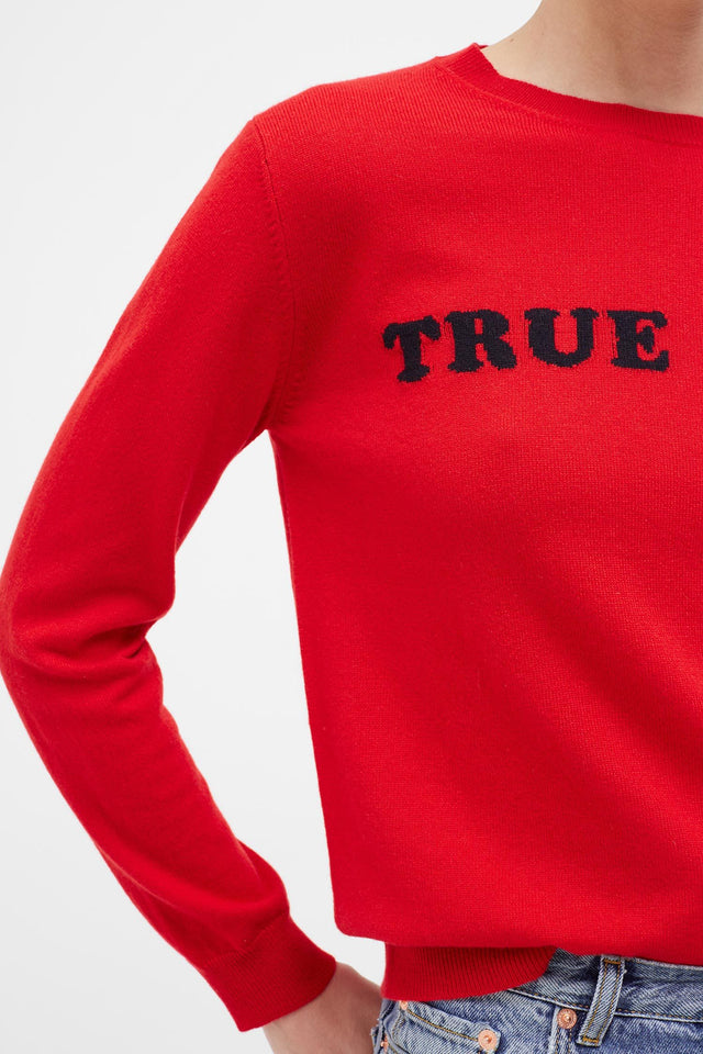 Red True Love Sweater image 4