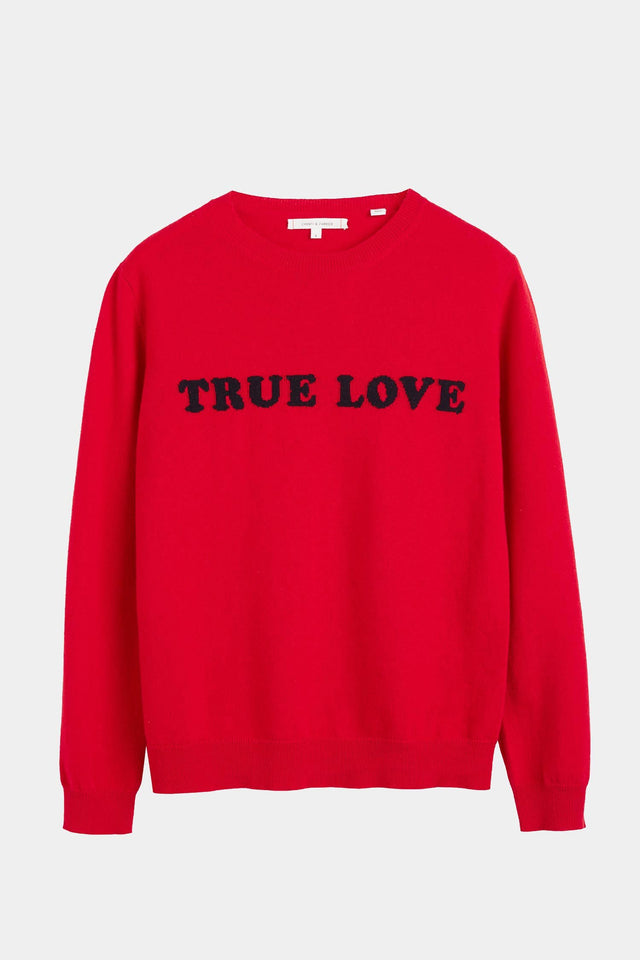 Red True Love Sweater image 2
