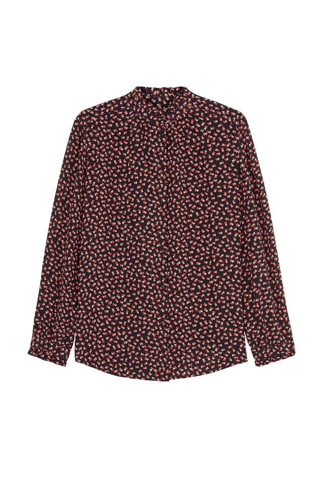 Twin Heart Frilled Collar Shirt image 2