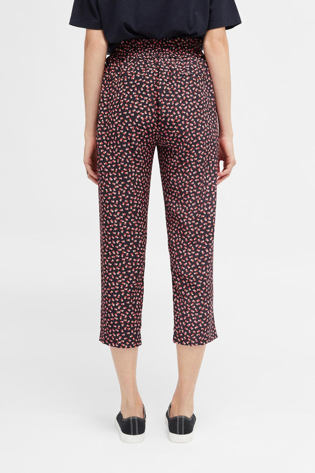 Black Twin Heart Relaxed Pant image 4