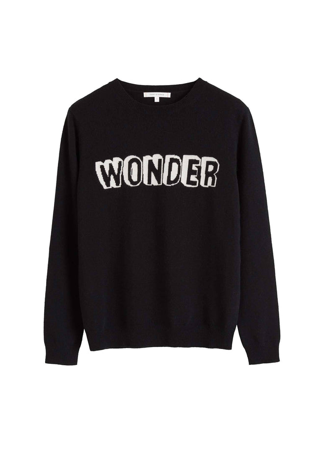 Black Wonder Cashmere Sweater image 2