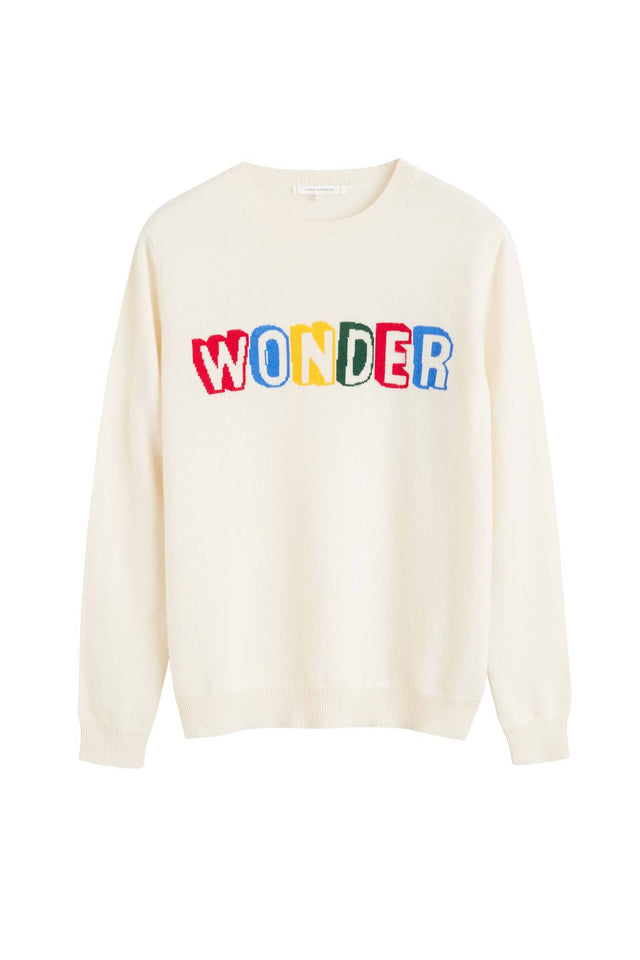 Cream Wonder Cashmere Sweater image 2
