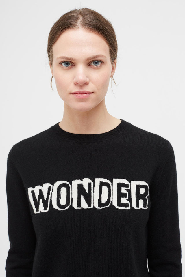 Black Wonder Cashmere Sweater image 1